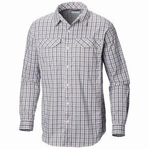 Columbia Silver Ridge Lite Plaid™ Långärmad Tröja Herr Grå (PZCKB2904)